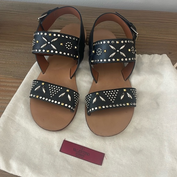 VALENTINO DOUBLE STRAP SANDALS - Picture 7 of 8